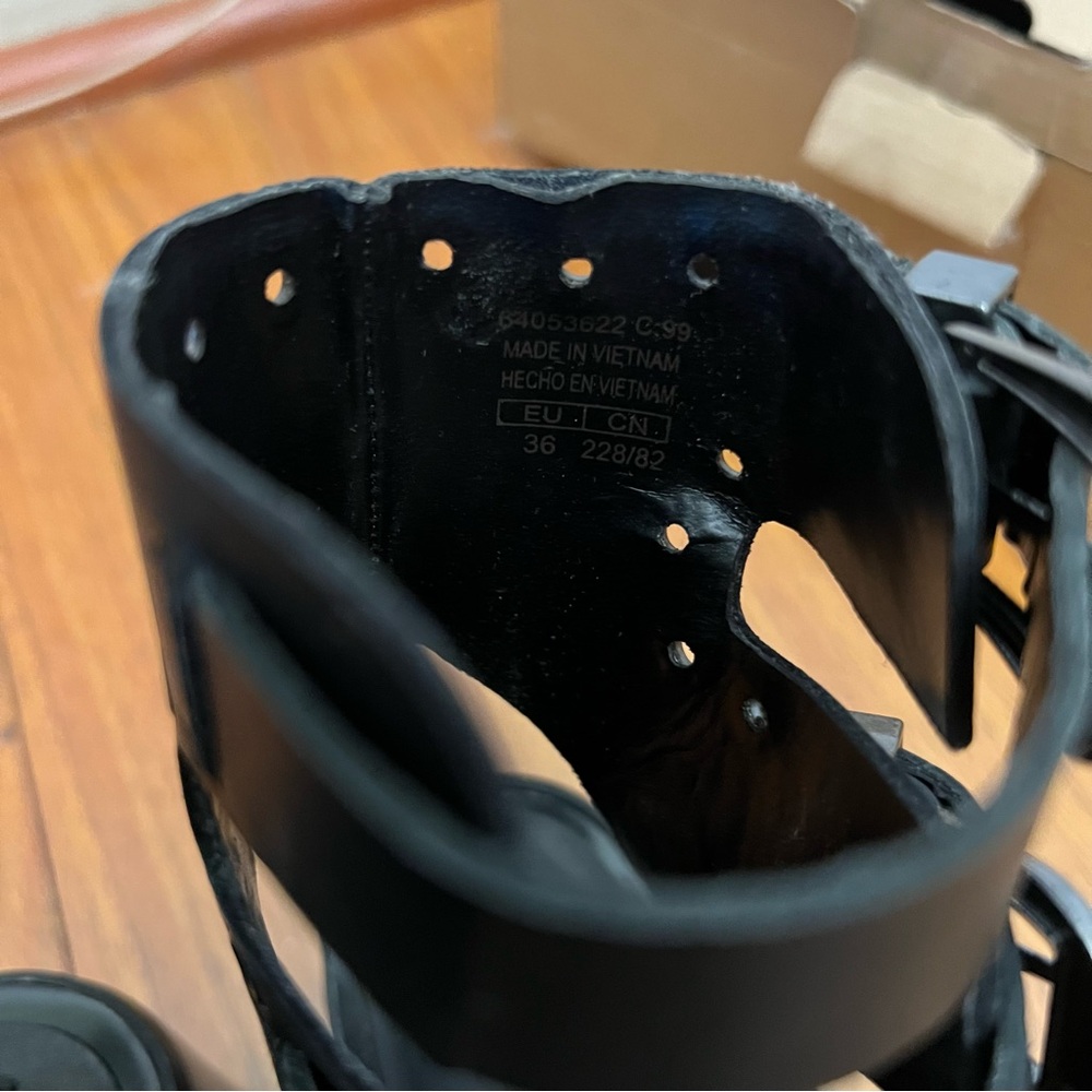 Mango studded western heeled sandals Size 6 - Picture 3 of 6